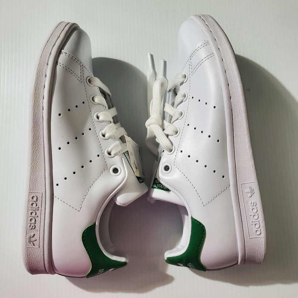 ADIDAS OG STAN SMITH Mens Sz 5 White/Green Shoes NWT - Picture 9 of 13